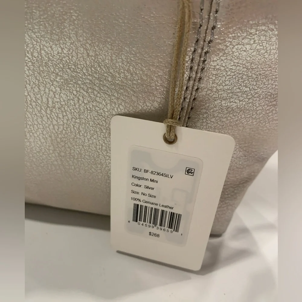 Hobo Kingston Mini Tote Bag Color Silver - Picture 4 of 12